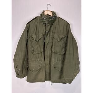 Vintage US Military M65 Field Jacket Mens Small Green OG107 Cold Weather